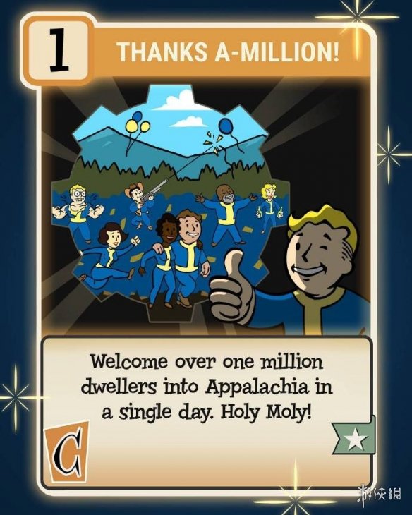 《辐射76》单日在线人数超过100万！单日游玩人数超过500万